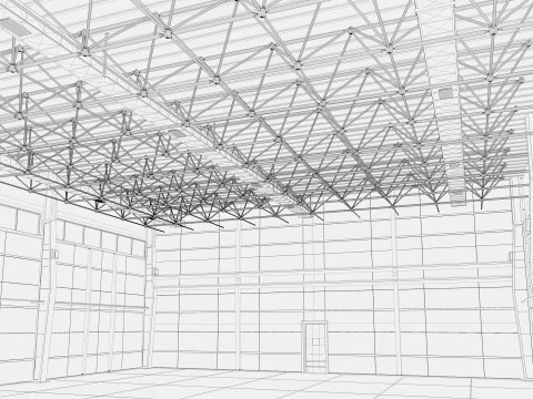 Warehouse 5 interior 3D Model