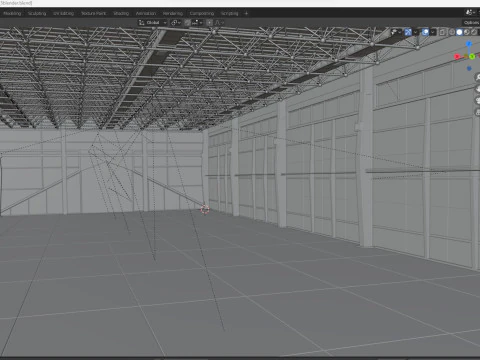 Warehouse 5 interior 3D Model