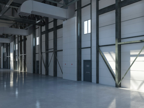 Warehouse 6 interior and exterior Modelo 3D