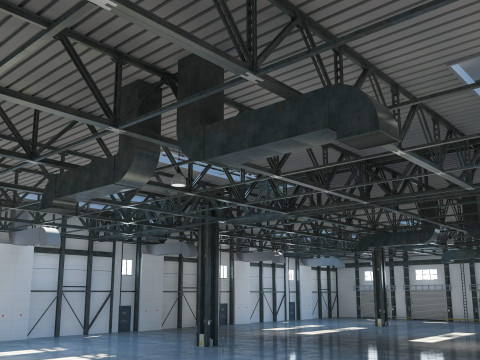 Warehouse 6 interior and exterior Modelo 3D