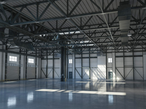 Warehouse 6 interior and exterior Modelo 3D