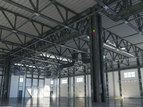 Warehouse 6 interior and exterior Modelo 3D