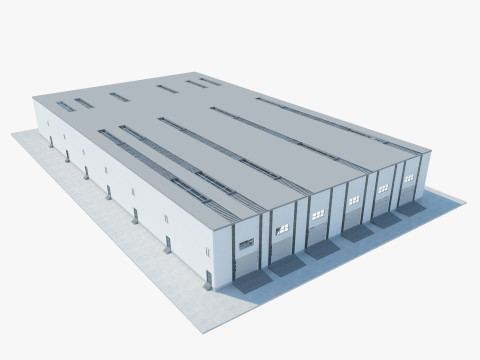 Warehouse 6 interior and exterior Modelo 3D