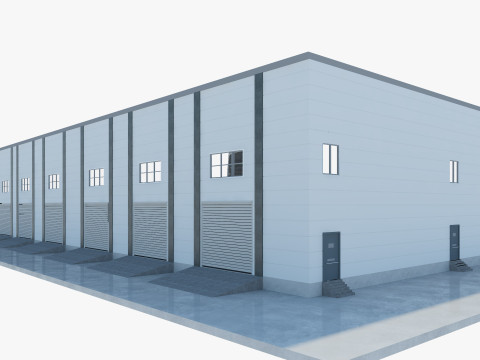 Warehouse 6 interior and exterior Modelo 3D