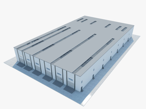 Warehouse 6 interior and exterior Modelo 3D