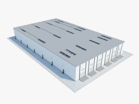 Warehouse 6 interior and exterior Modelo 3D