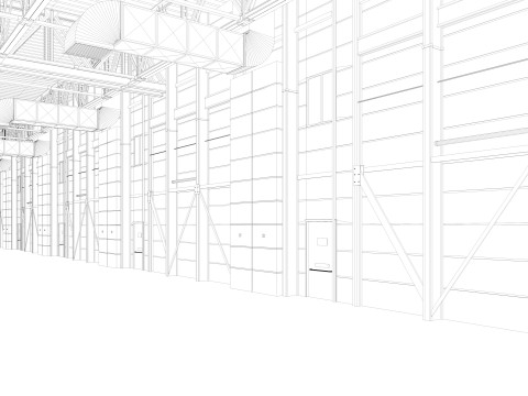 Warehouse 6 interior and exterior Modelo 3D