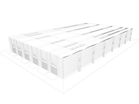 Warehouse 6 interior and exterior Modelo 3D
