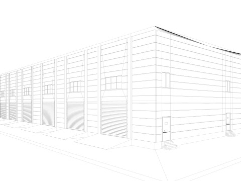 Warehouse 6 interior and exterior Modelo 3D