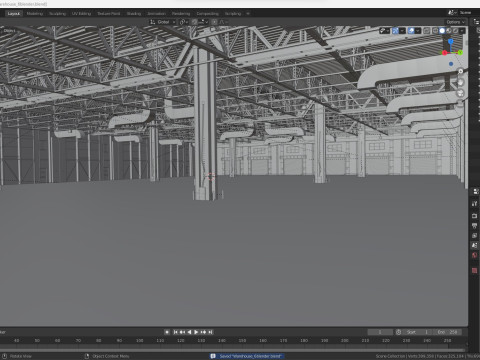 Warehouse 6 interior and exterior Modelo 3D