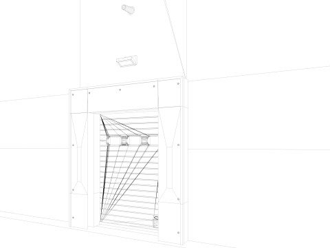 Warehouse 8 interior and exterior 3D Model
