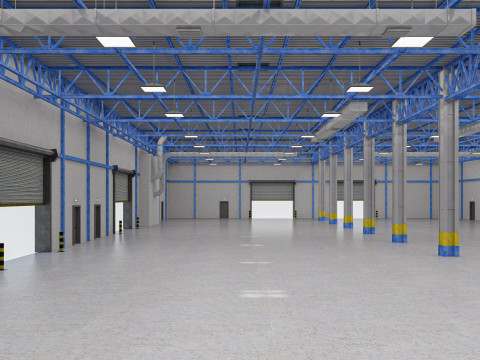 Warehouse 10 interior 3D Модель