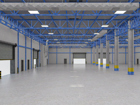 Warehouse 10 interior 3D Model
