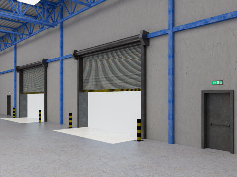 Warehouse 10 interior 3D Модель