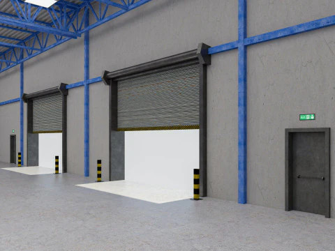 Warehouse 10 interior 3D Model