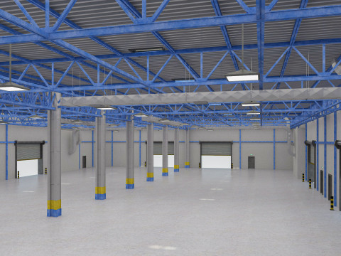Warehouse 10 interior 3D Модель