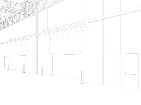 Warehouse 10 interior 3D Model