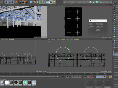 Warehouse 10 interior 3D Model