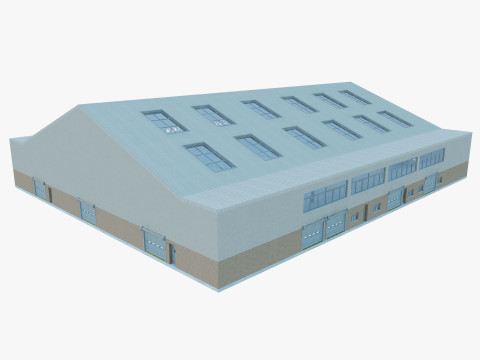Warehouse 11 interior and exterior 3D Model