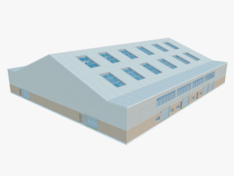 Warehouse 11 interior and exterior 3D Model