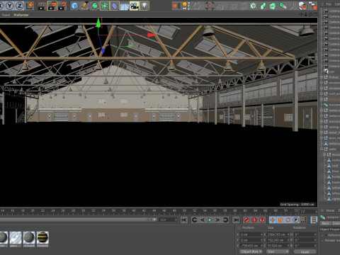 Warehouse 11 interior and exterior 3D Model