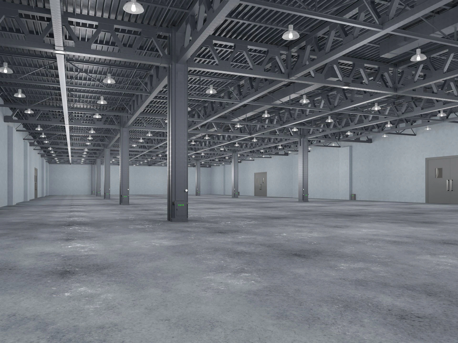 Warehouse 12 interior model 3D Model .c4d .max .obj .3ds .fbx .stl .blend