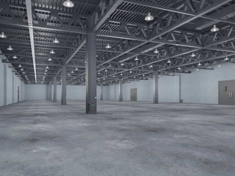 Warehouse 12 interior model 3Dモデル