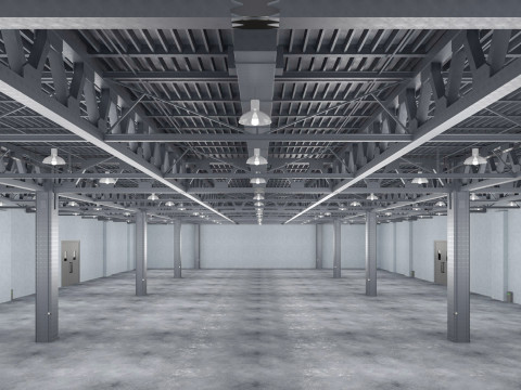 Warehouse 12 interior model Modelo 3D