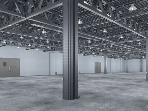 Warehouse 12 interior model Modelo 3D