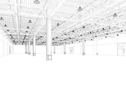 Warehouse 12 interior model Modelo 3D