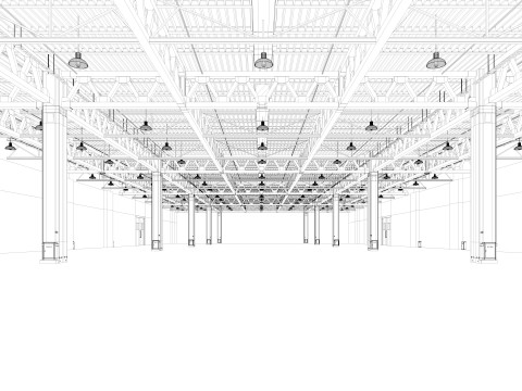 Warehouse 12 interior model Modelo 3D