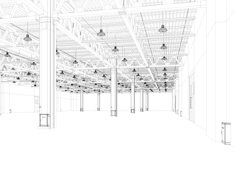 Warehouse 12 interior model Modelo 3D