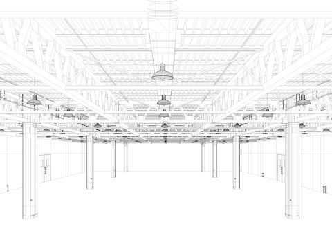 Warehouse 12 interior model Modelo 3D