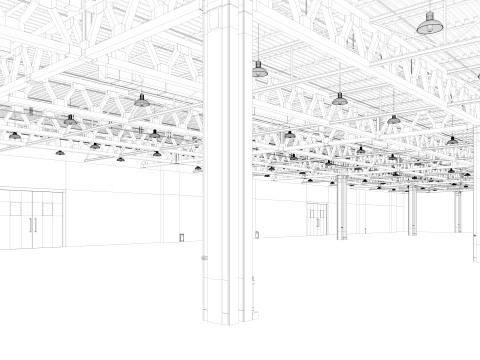 Warehouse 12 interior model Modelo 3D