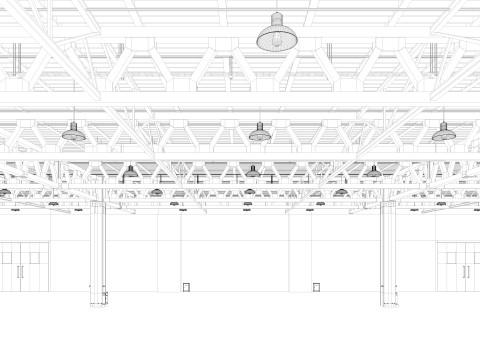 Warehouse 12 interior model Modelo 3D