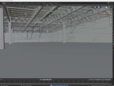 Warehouse 12 interior model Modelo 3D