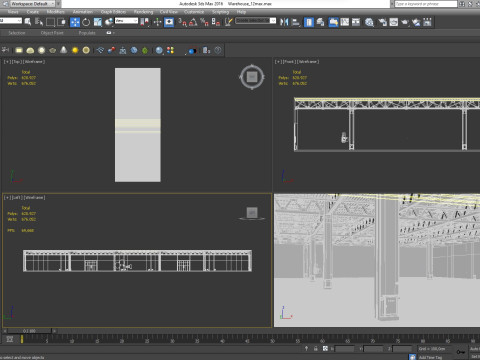 Warehouse 12 interior model Modelo 3D