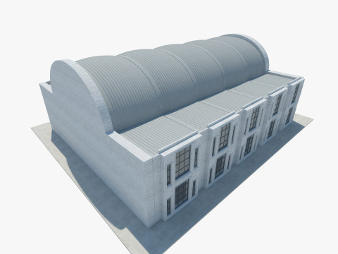 Warehouse Hall Modèle 3D
