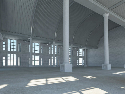 Warehouse Hall Modèle 3D