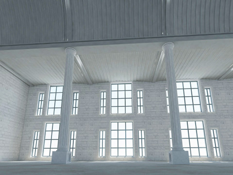 Warehouse Hall Modèle 3D