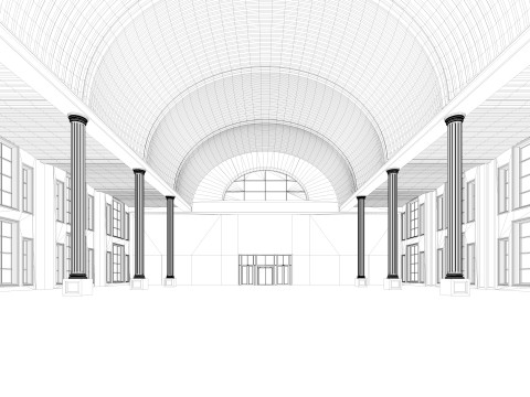 Warehouse Hall Modèle 3D