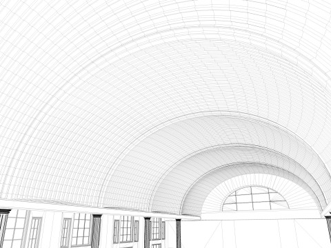 Warehouse Hall Modèle 3D