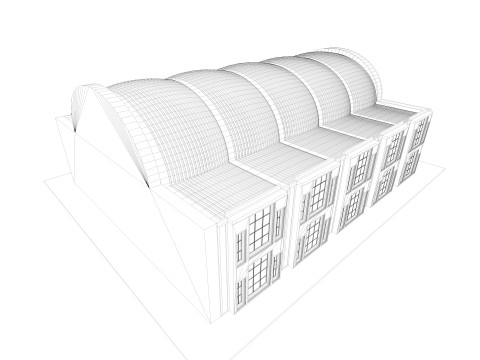 Warehouse Hall Modèle 3D