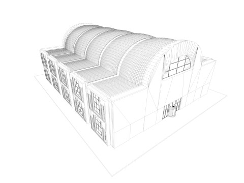 Warehouse Hall Modèle 3D