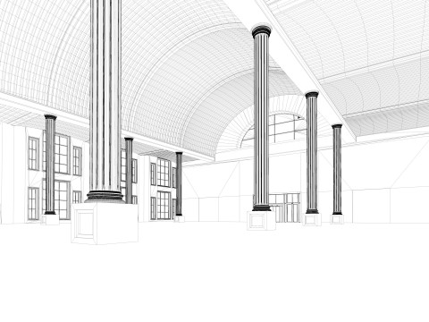 Warehouse Hall Modèle 3D