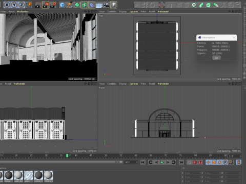 Warehouse Hall Modèle 3D
