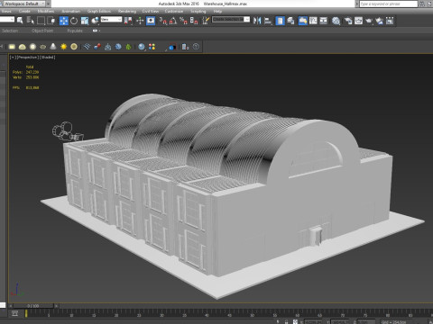 Warehouse Hall Modèle 3D