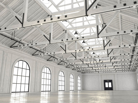 Warehouse Loft 3D 模型