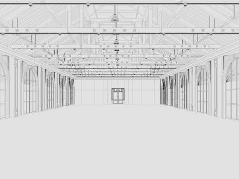 Warehouse Loft 3D 模型