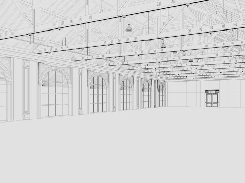 Warehouse Loft 3D 模型